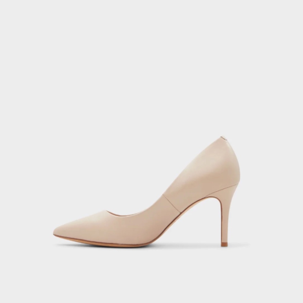 Aldo Suede Nude Pump